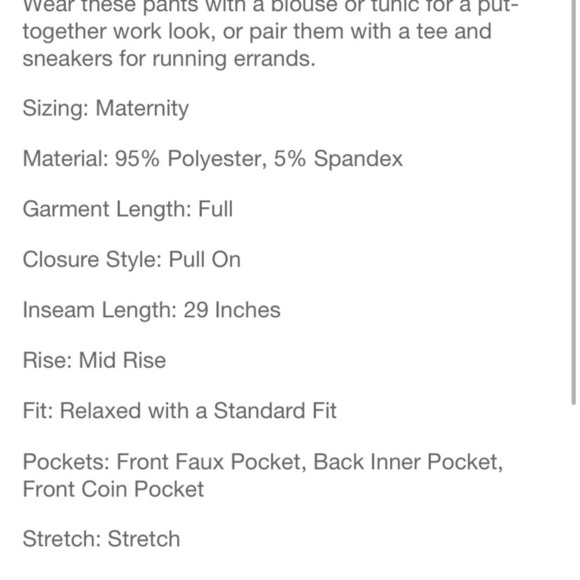 Isabel Maternity Crossover Panel Ponte Pants - Black Plaid - Picture 16 of 16